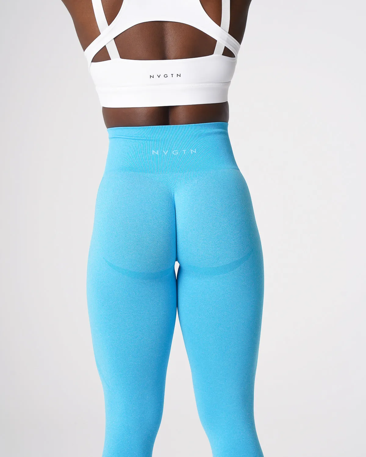 Aqua Contour Seamless Leggings