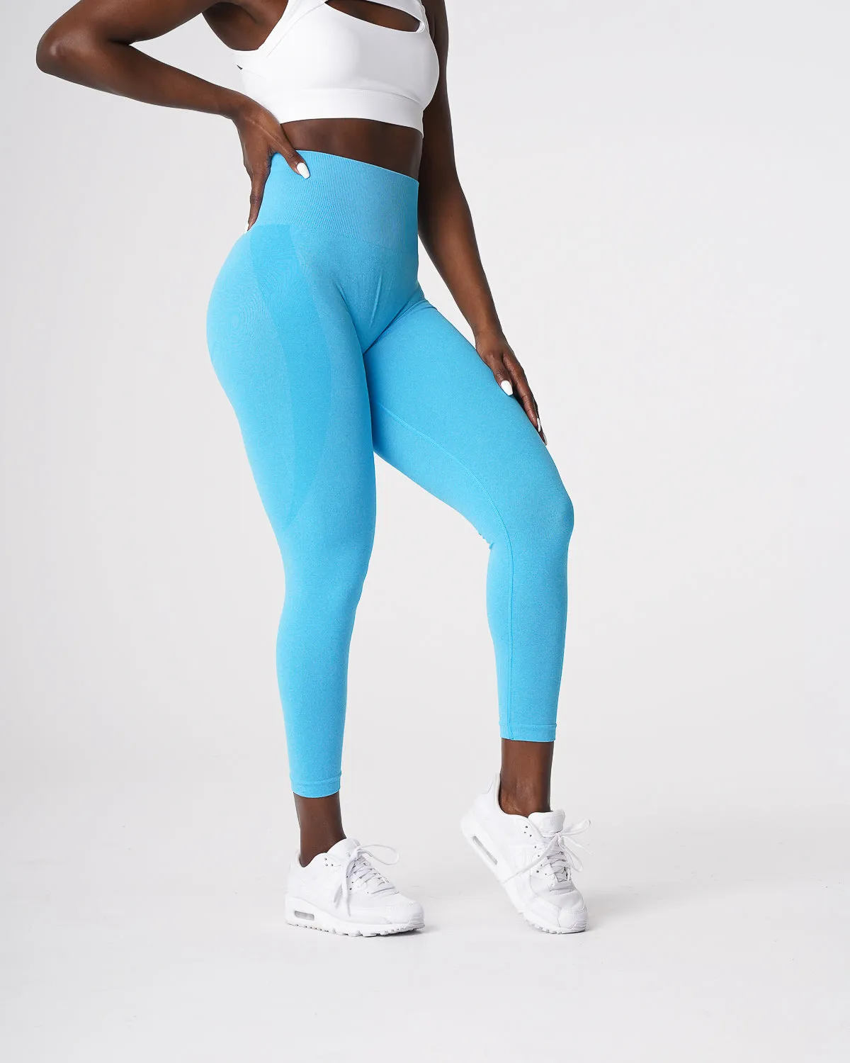 Aqua Contour Seamless Leggings