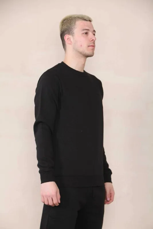 basic crew neck sweatshirt