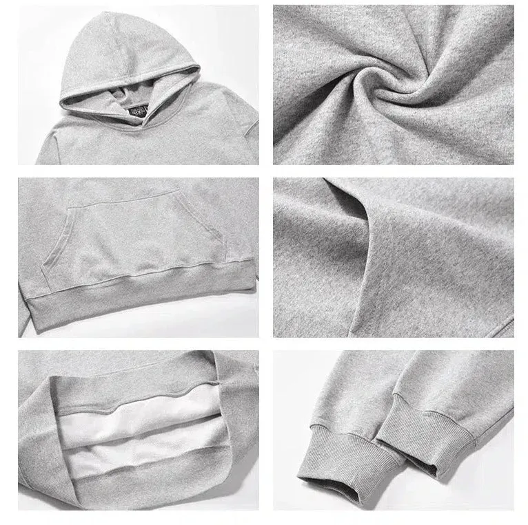 Basic Fleece Hooded Sweatshirt