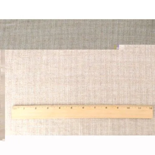 Beige/Dust Gray Brushed Back Wool Blend Slub Woven Jacketing Fabric