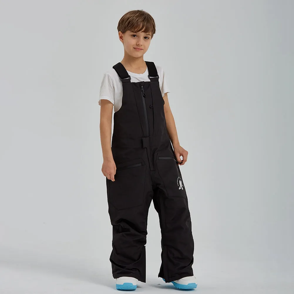 Boys Snow Jogger Bibs Pants Winter Insulated Outwear Trousers