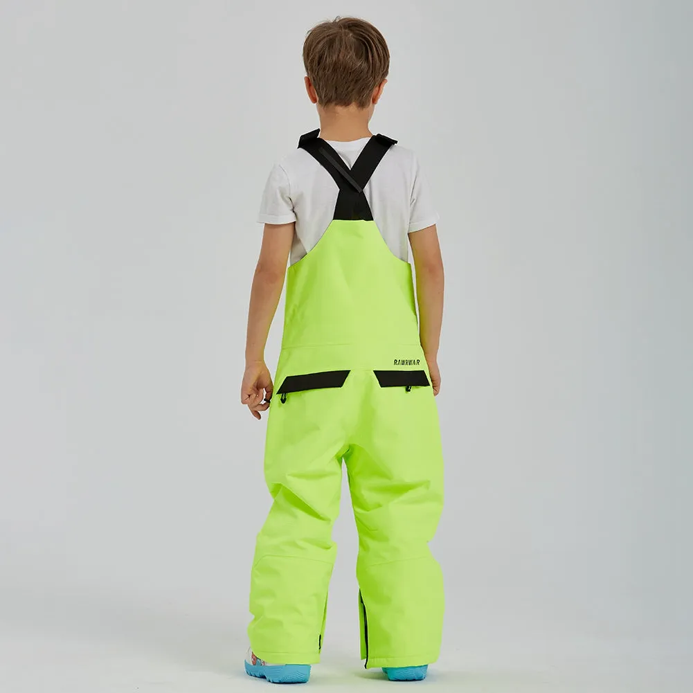 Boys Snow Jogger Bibs Pants Winter Insulated Outwear Trousers