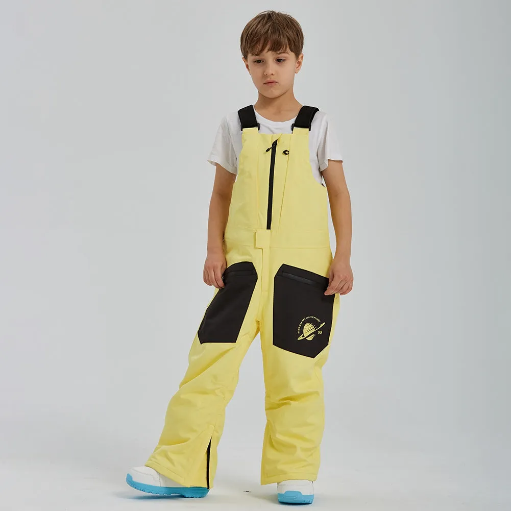 Boys Snow Jogger Bibs Pants Winter Insulated Outwear Trousers