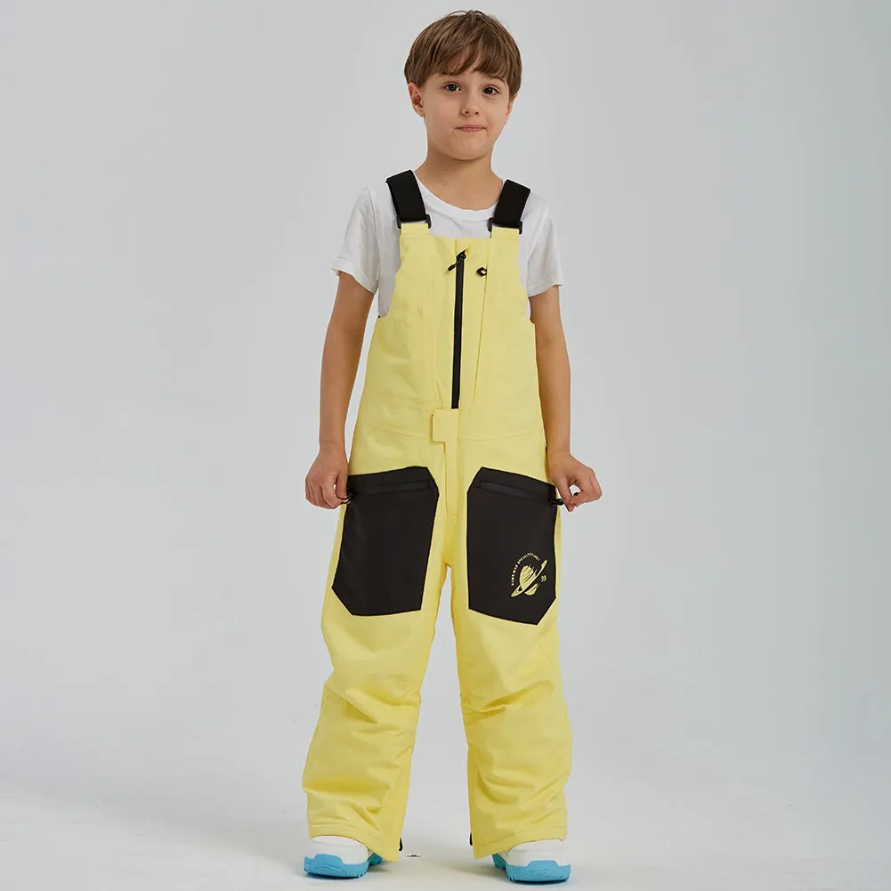 Boys Snow Jogger Bibs Pants Winter Insulated Outwear Trousers