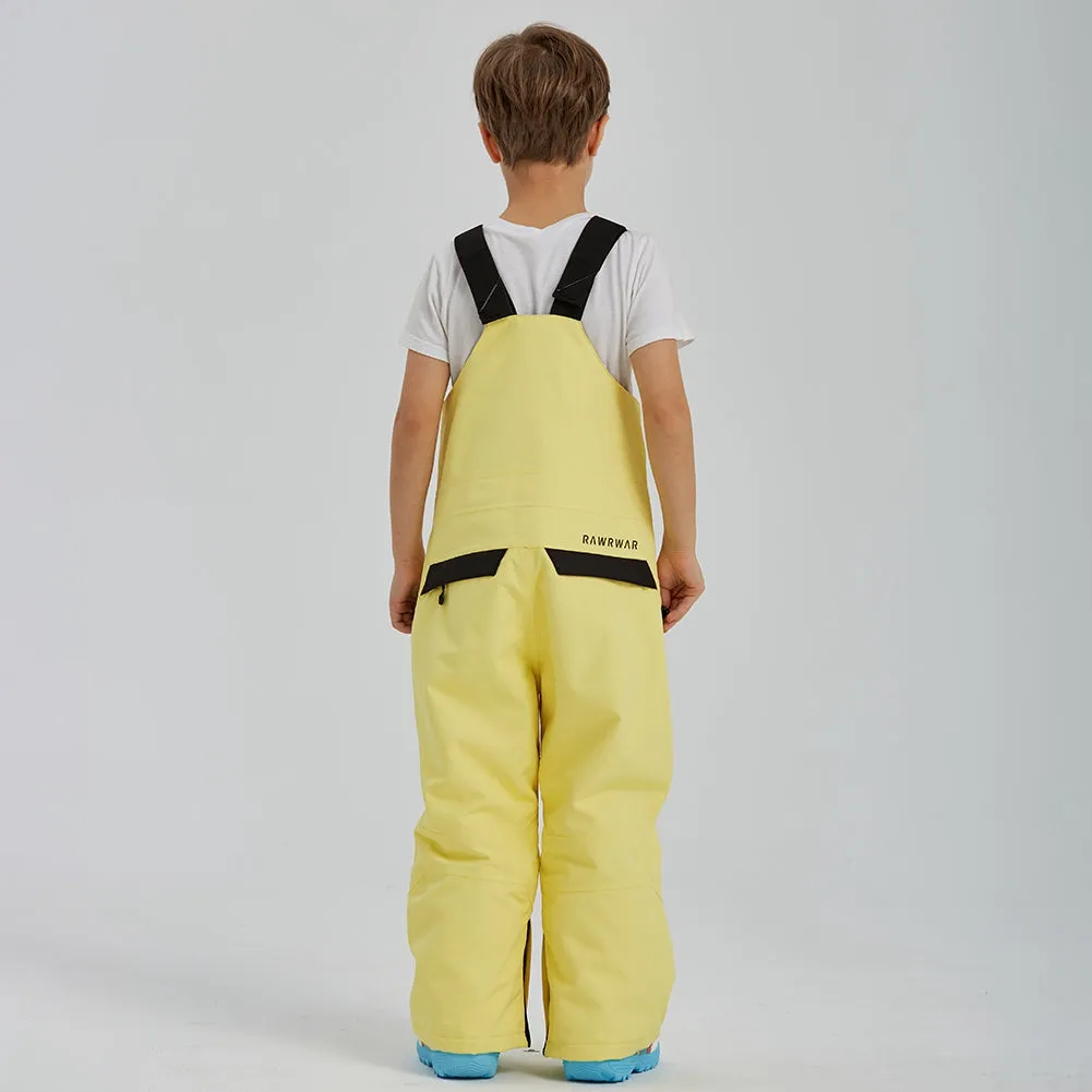 Boys Snow Jogger Bibs Pants Winter Insulated Outwear Trousers