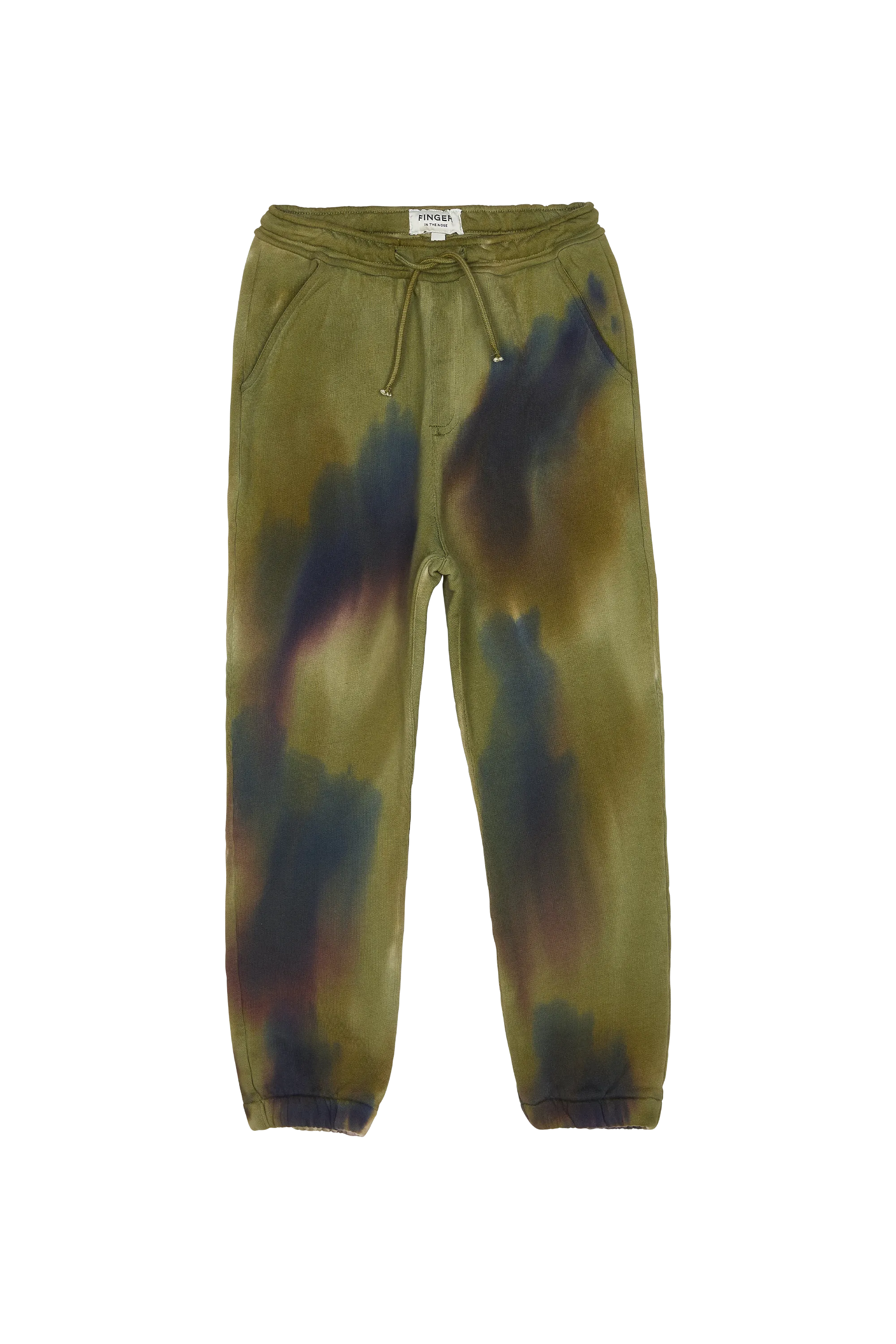 CONOR Dark Olive Tie and Dye - Loose Fit Sweatpants