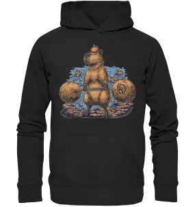 Deadlifting Capybara Hoodie (EU)