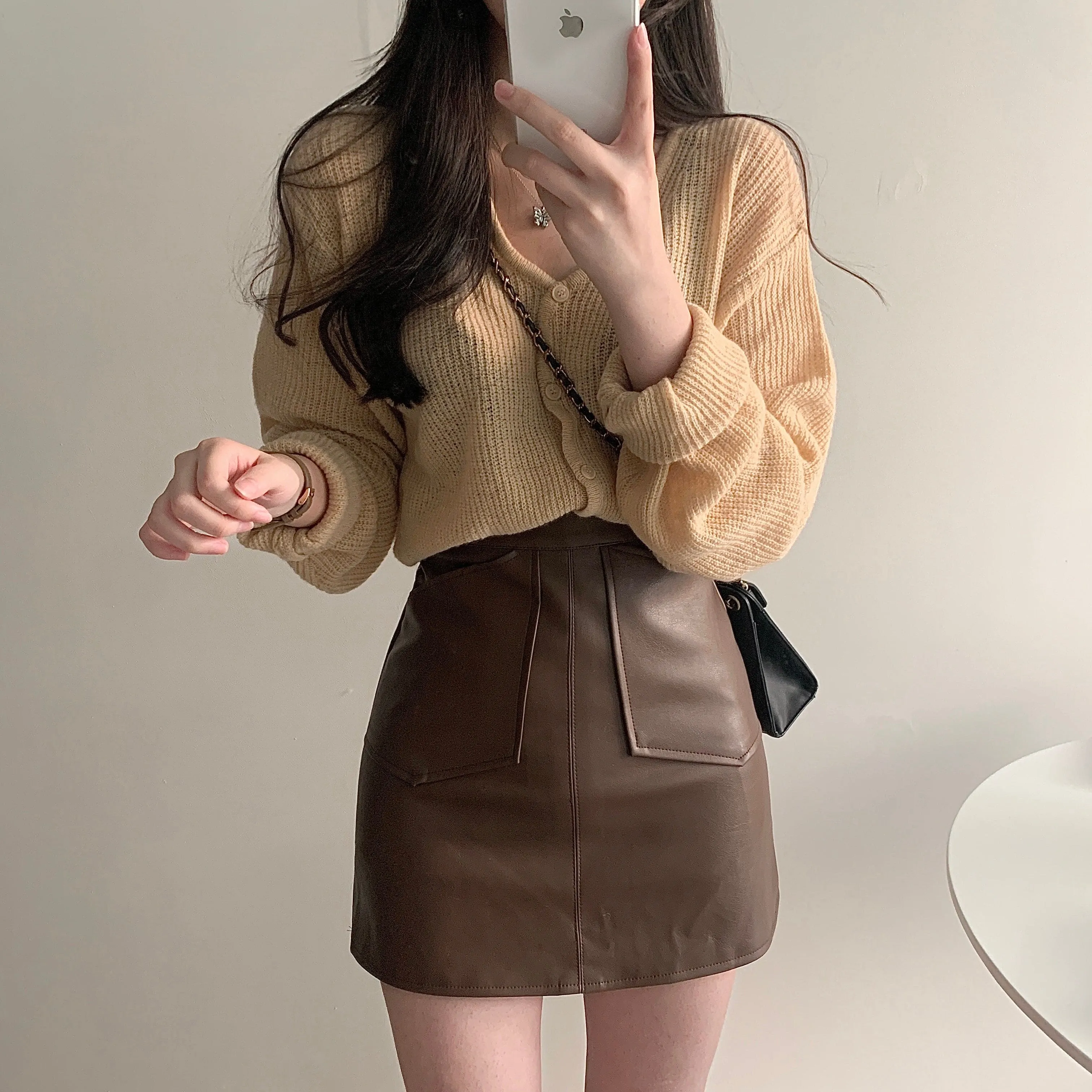 Ending Bag Leather Skirts