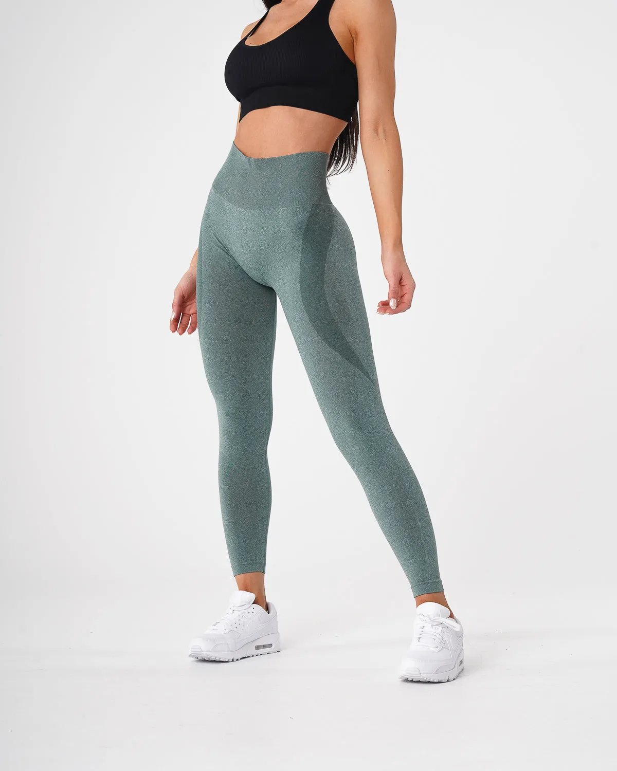 Forest Green Contour Seamless Leggings