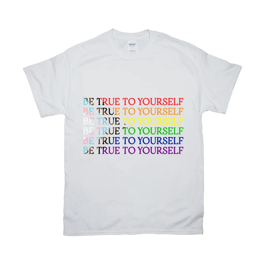 Funky Text Orientation Relaxed Fit T-Shirts  | Gildan