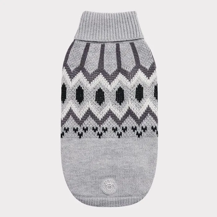 GF Pet Heritage Sweater Grey For Dogs