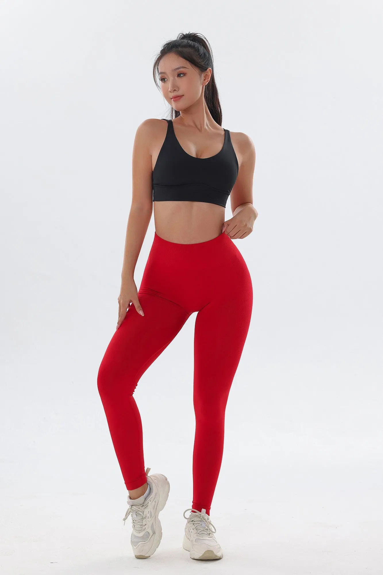 High-Rise Seamless Scrunch Legging