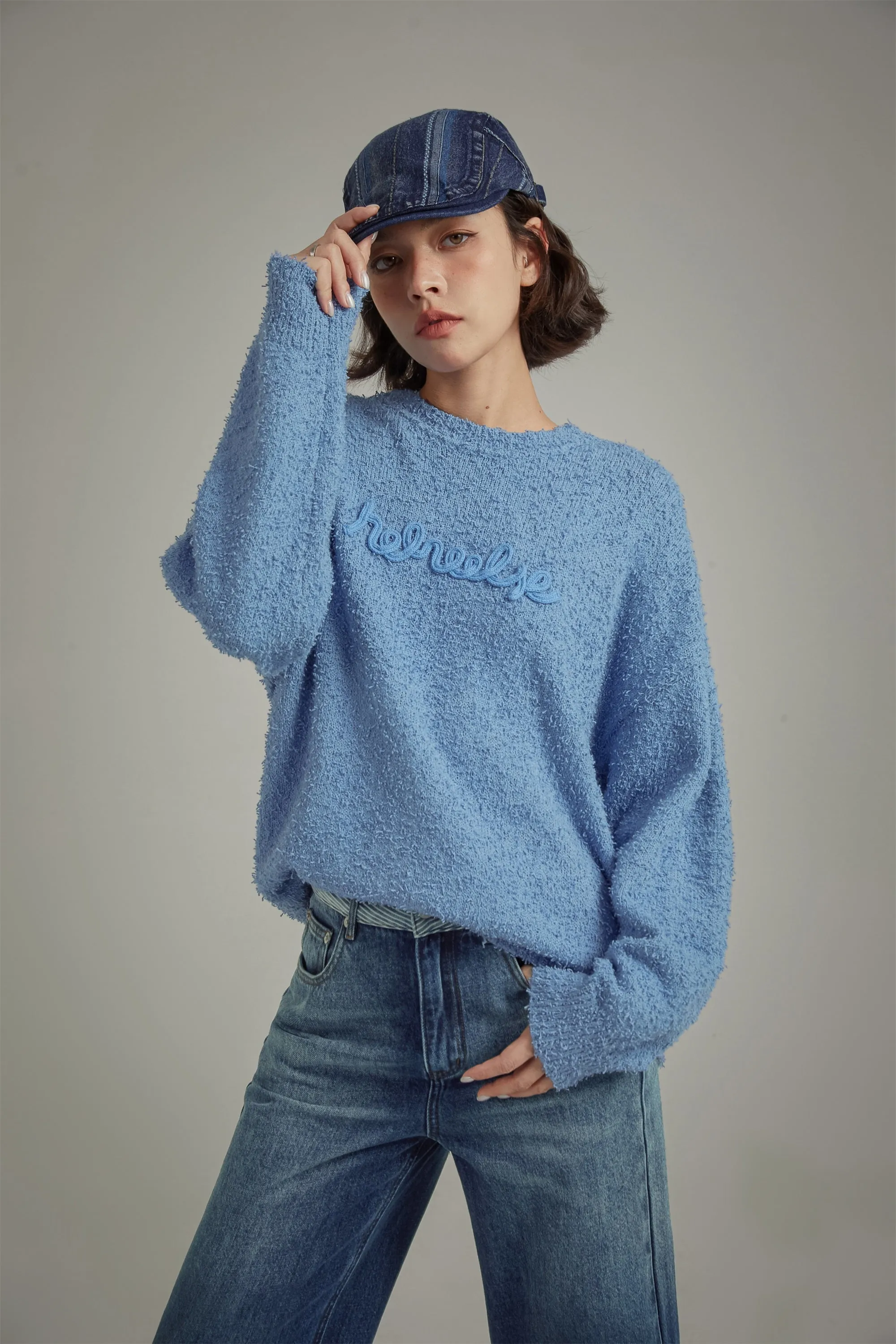 Logo Loose Fit Knit Sweater