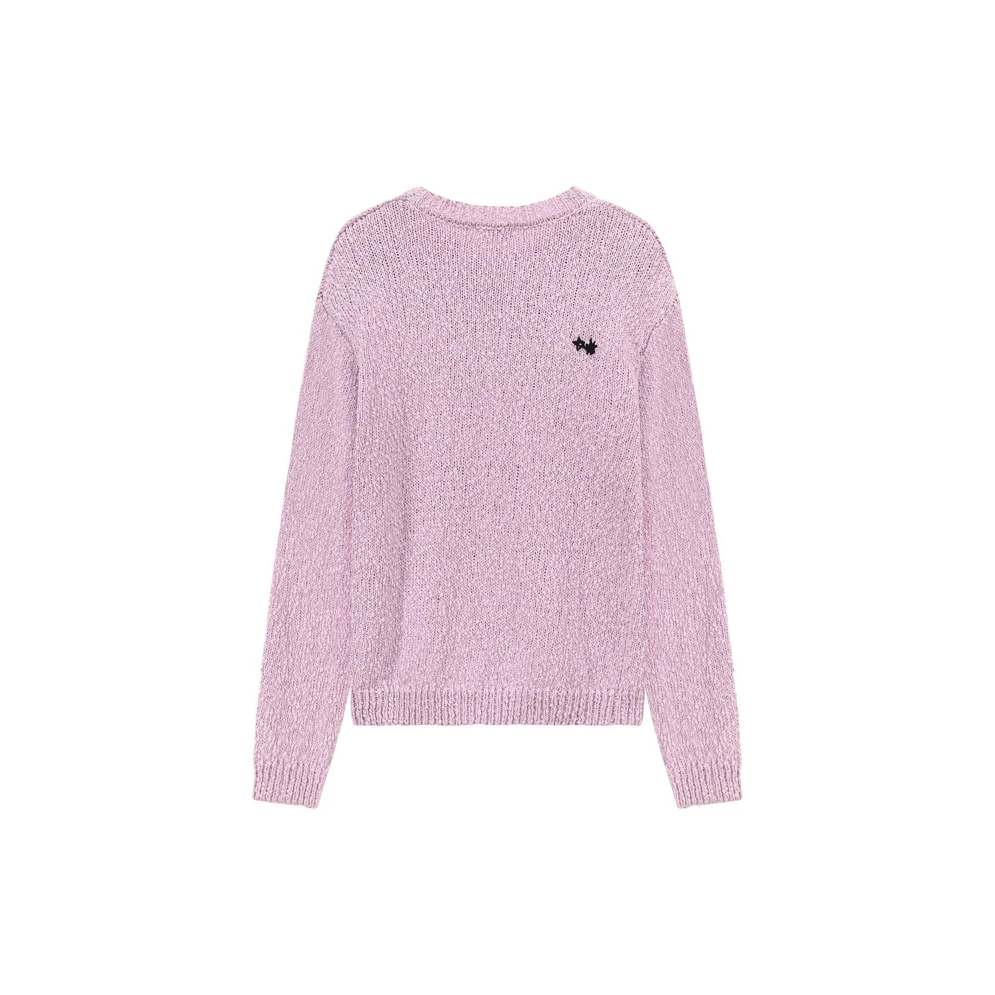 Macaron Color Logo Knit Sweater