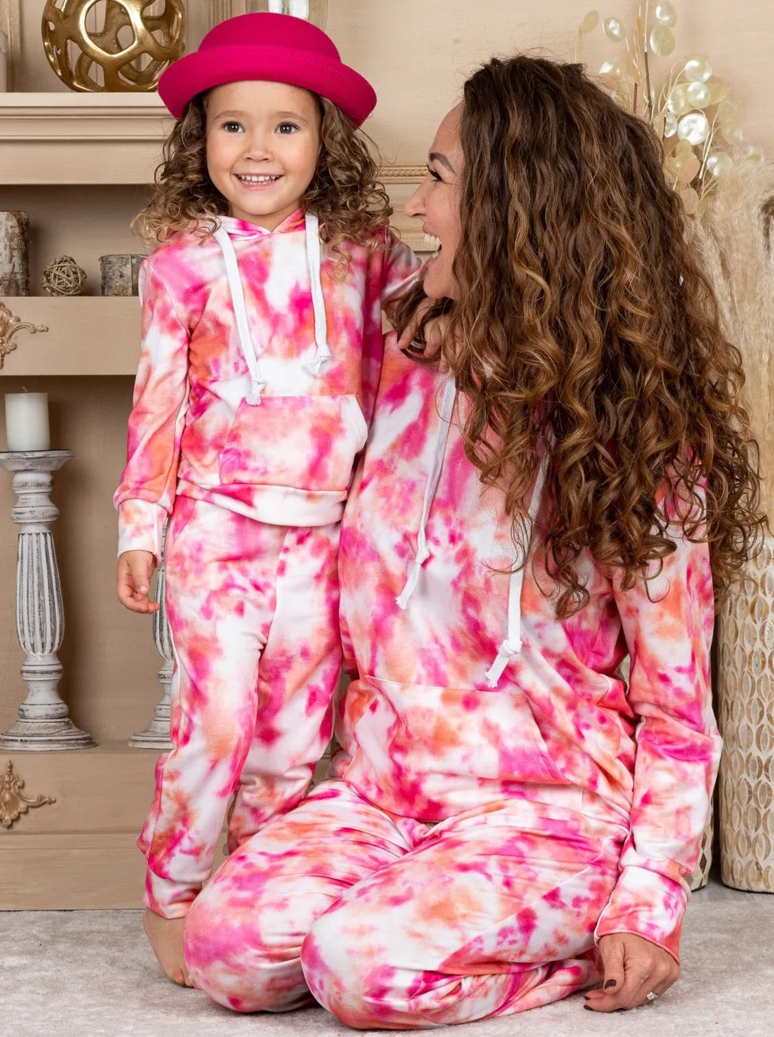 Mommy and Me Tie Dye Jogger Set