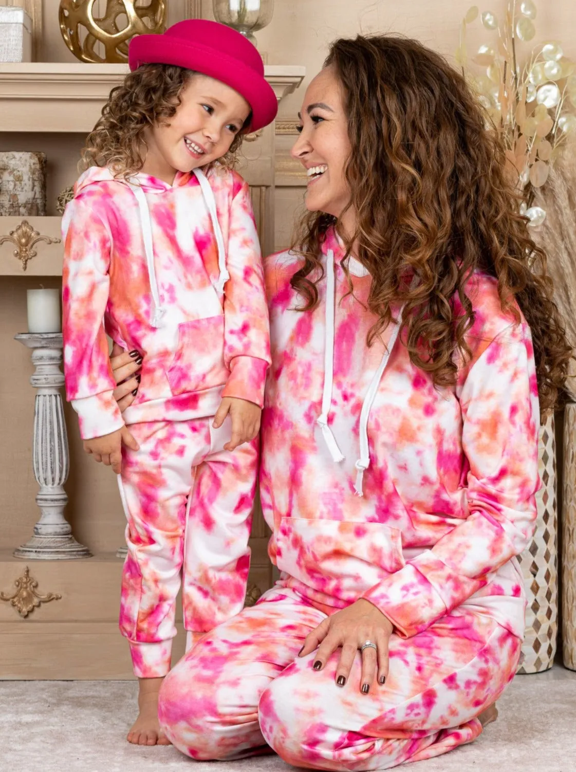 Mommy and Me Tie Dye Jogger Set