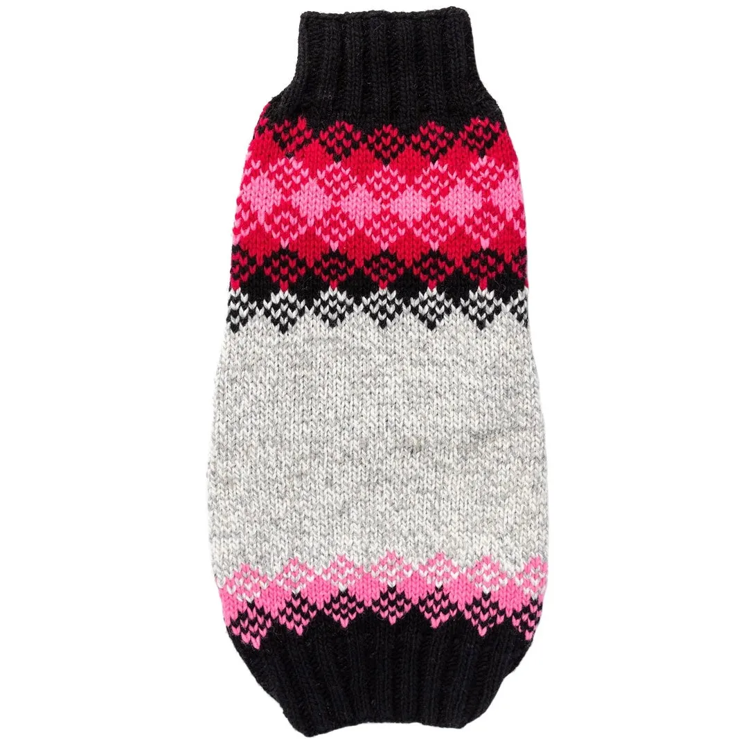 pink diamond organic wool sweater - few left!