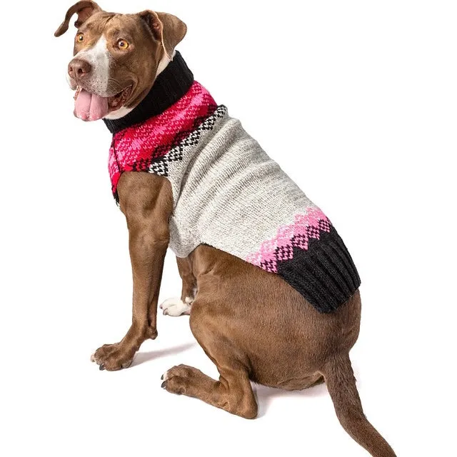 pink diamond organic wool sweater - few left!