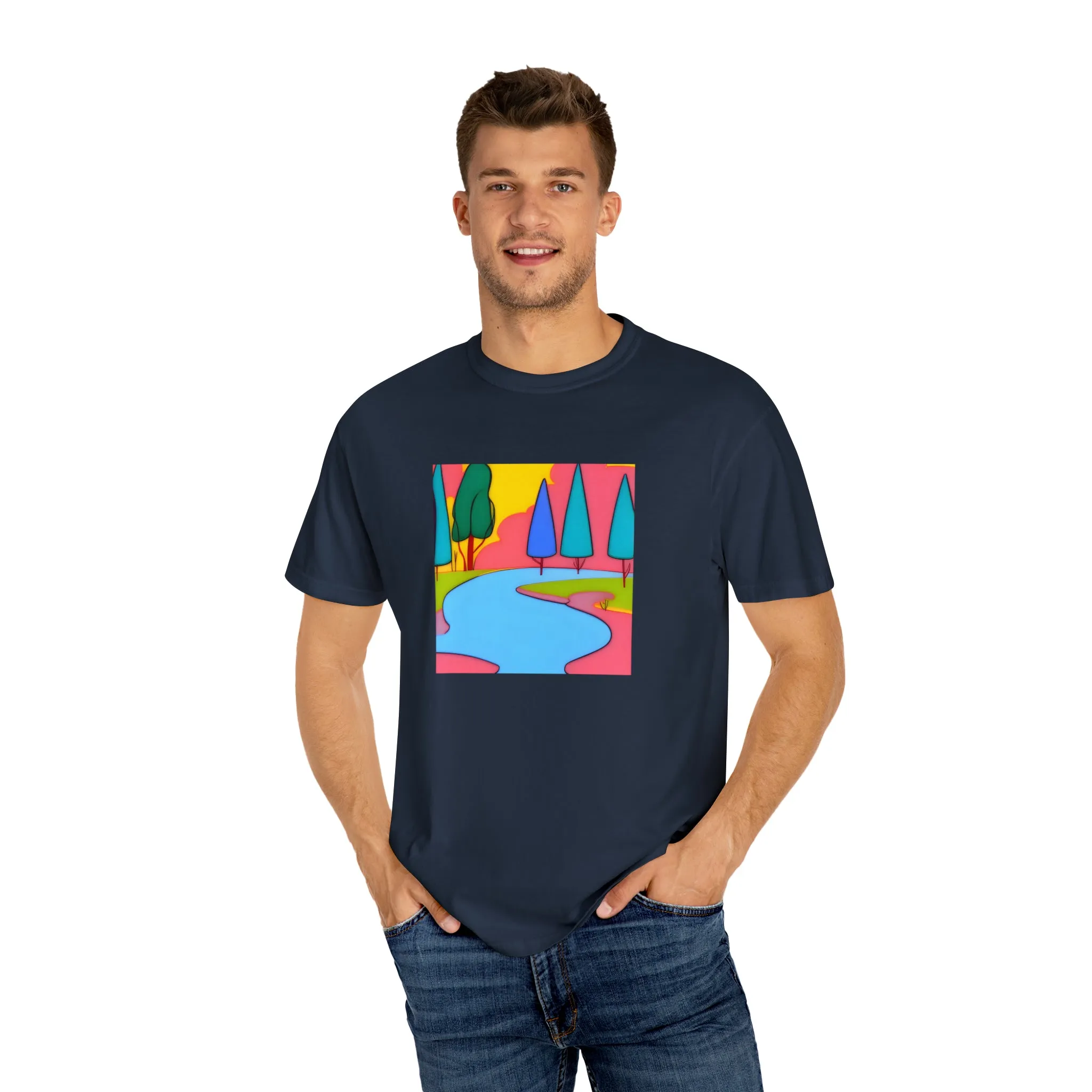 Relaxed Fit Water Path Tee