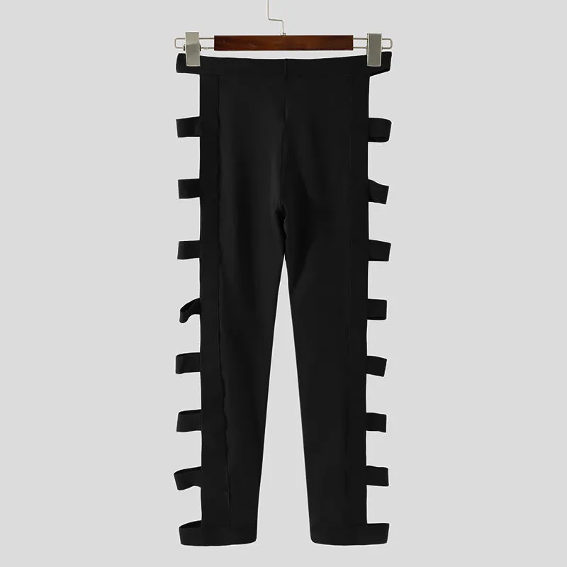 Skinny Polyester Viscose Jogger Pants