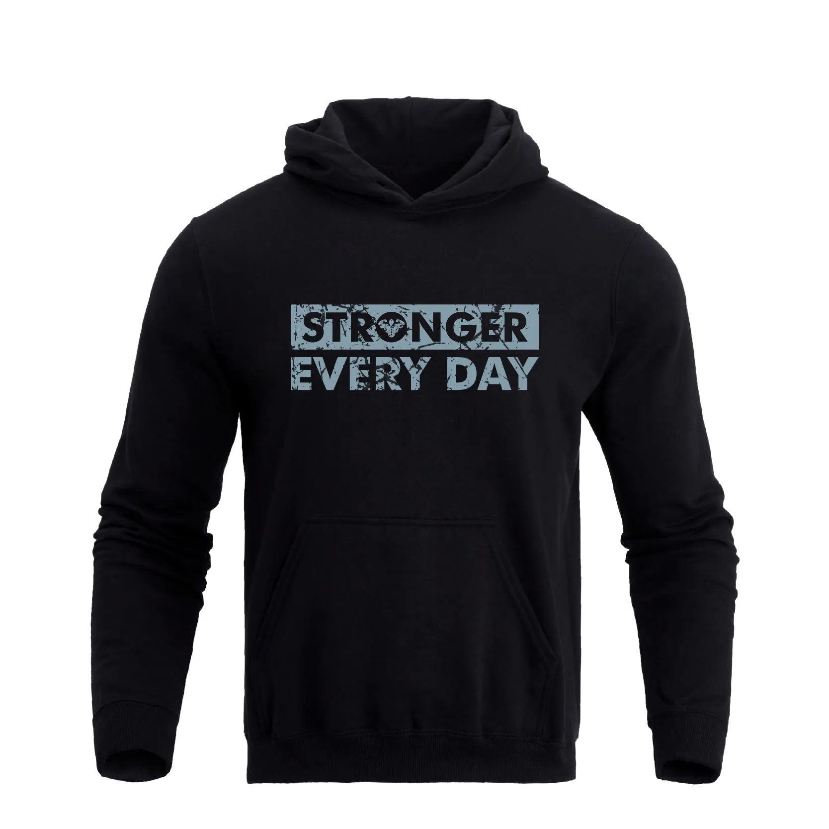 STRONGER EVERY DAY GRAPHIC POCKET HOODIE