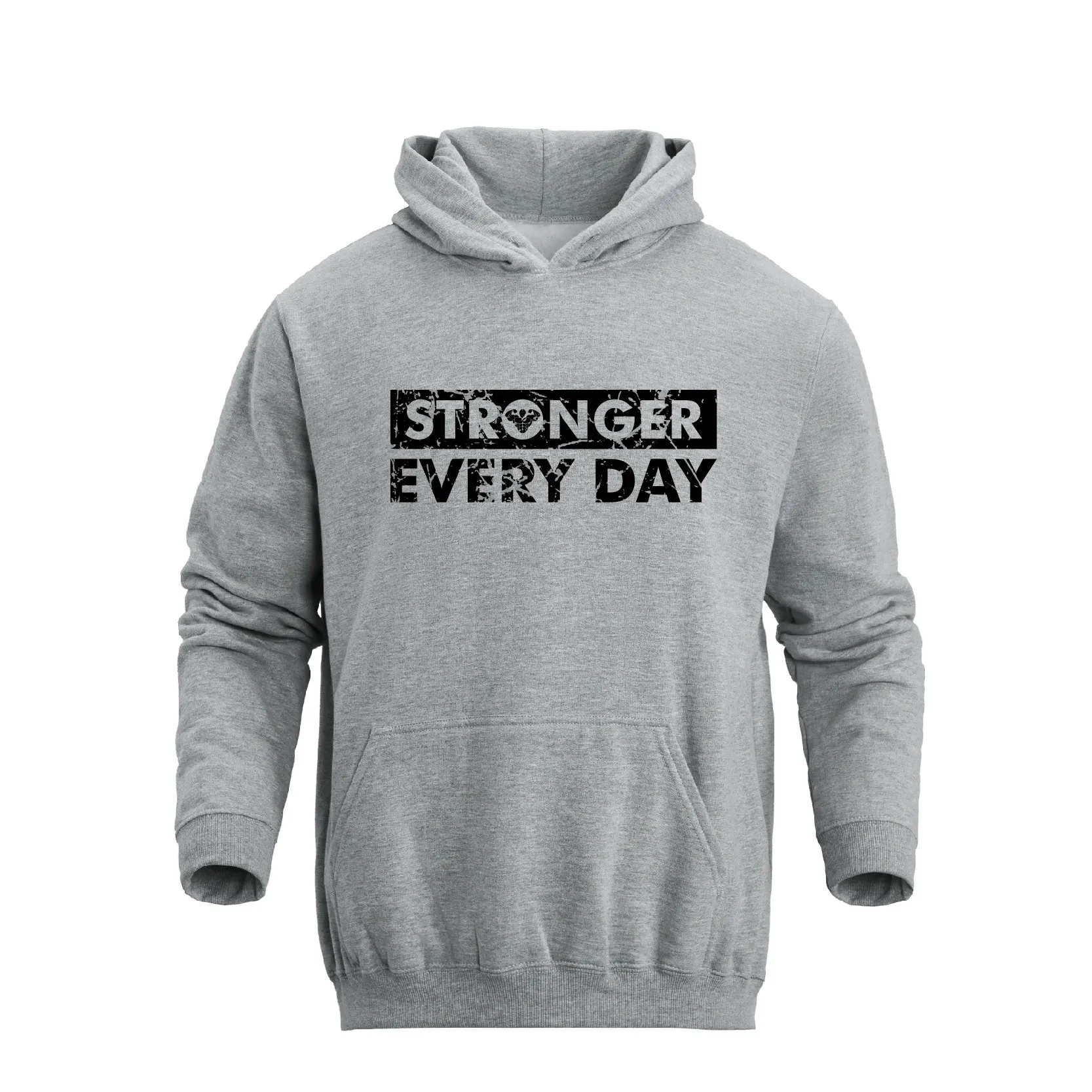 STRONGER EVERY DAY GRAPHIC POCKET HOODIE