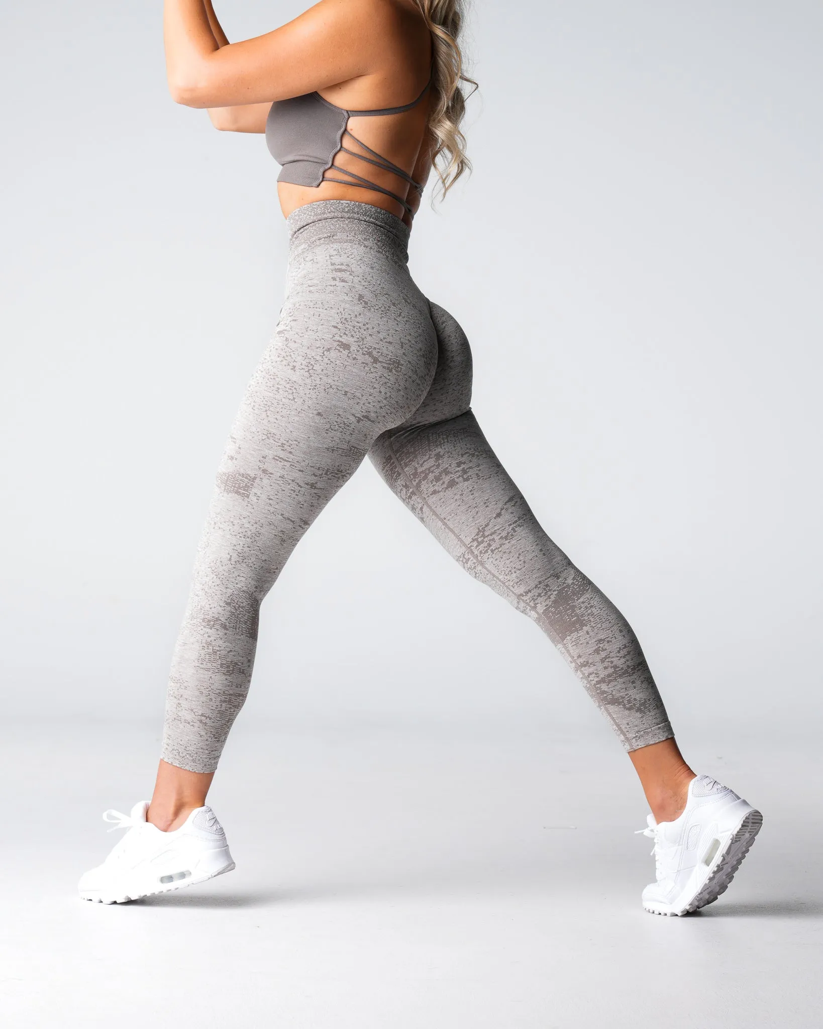 Taupe Digital Seamless Leggings