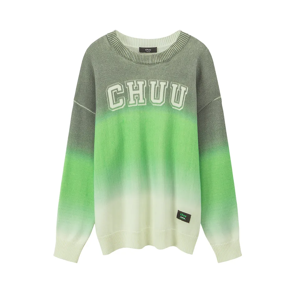 The Frist Taste Tie And Dye Knit Sweater