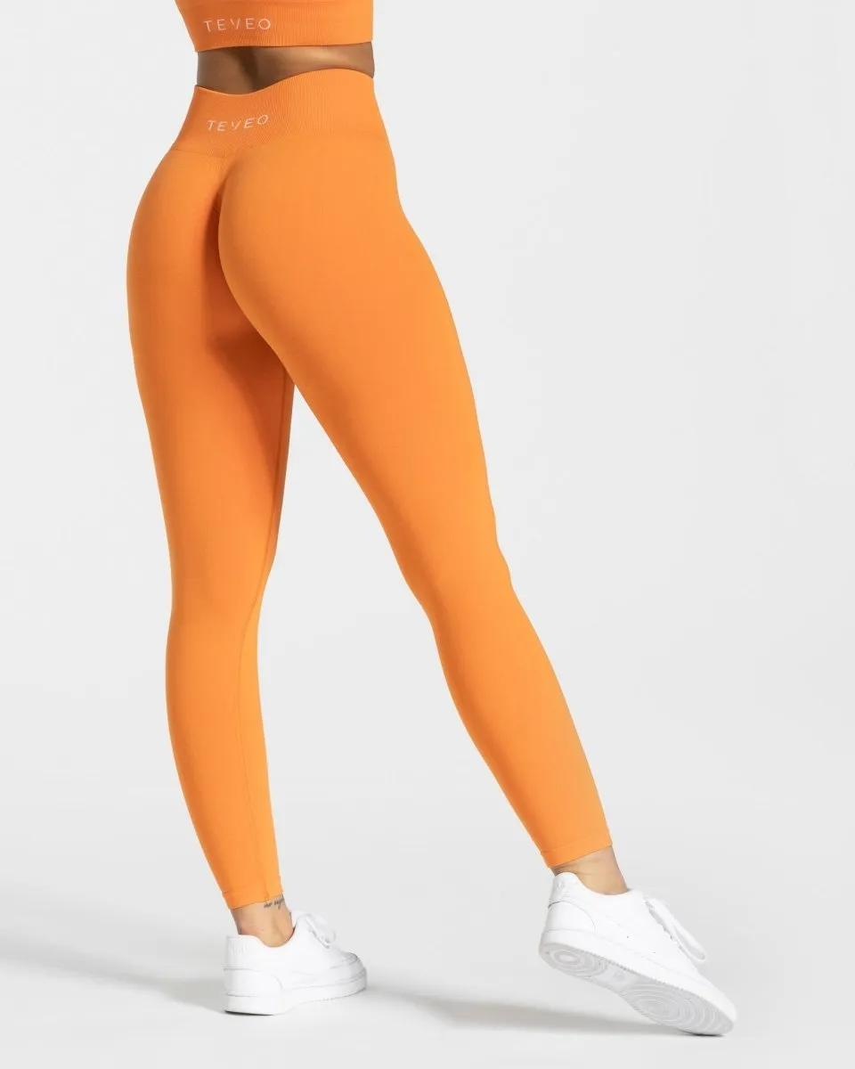 Timeless Scrunch Leggings "Orange"