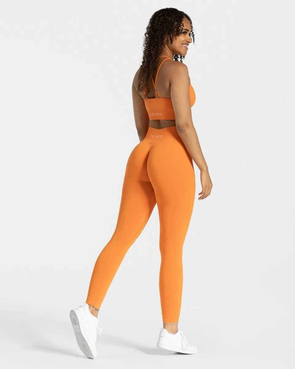 Timeless Scrunch Leggings "Orange"