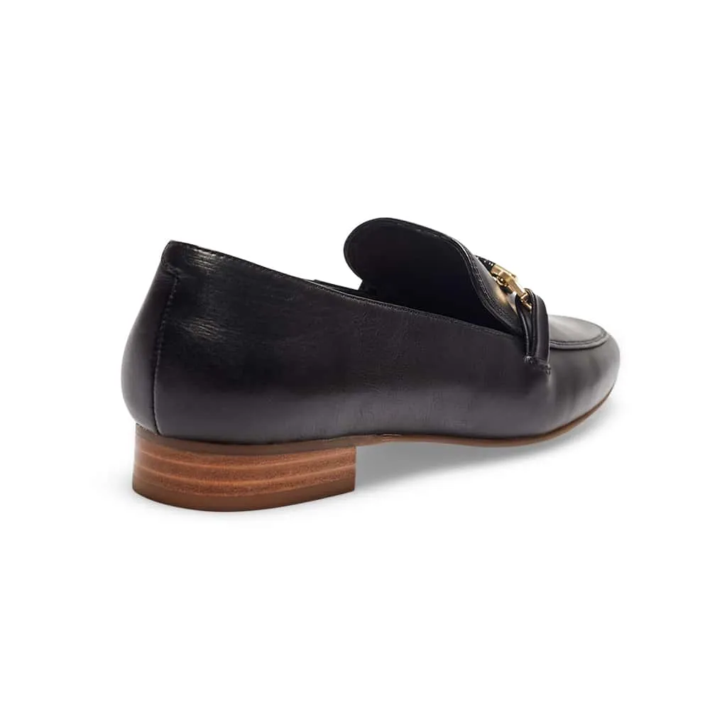 Upton Loafer in Black Leather