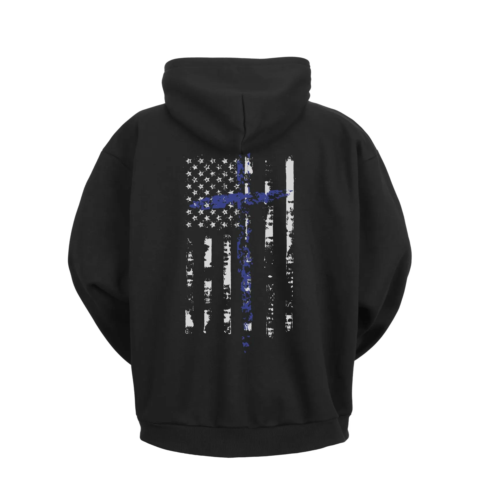 USA FLAG GRAPHIC HEAVY WEIGHT HOODIE