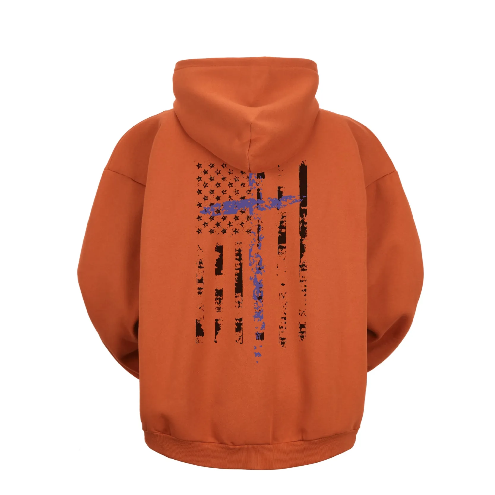 USA FLAG GRAPHIC HEAVY WEIGHT HOODIE