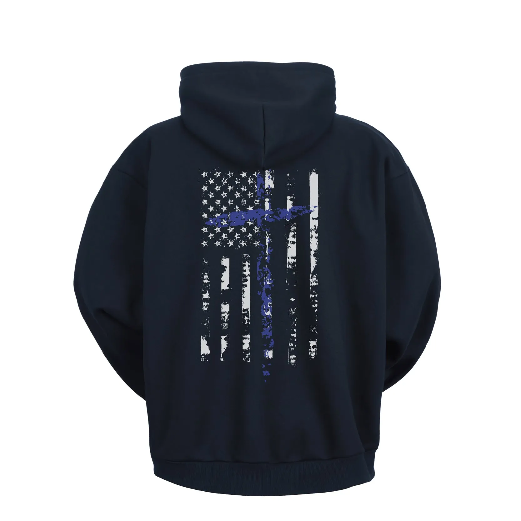 USA FLAG GRAPHIC HEAVY WEIGHT HOODIE