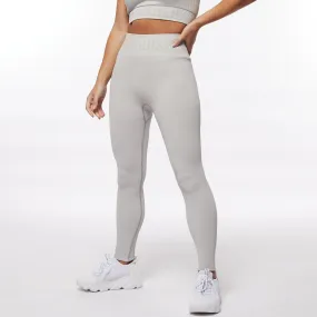 Vanquish Ribbed Light Grey Seamless Leggings