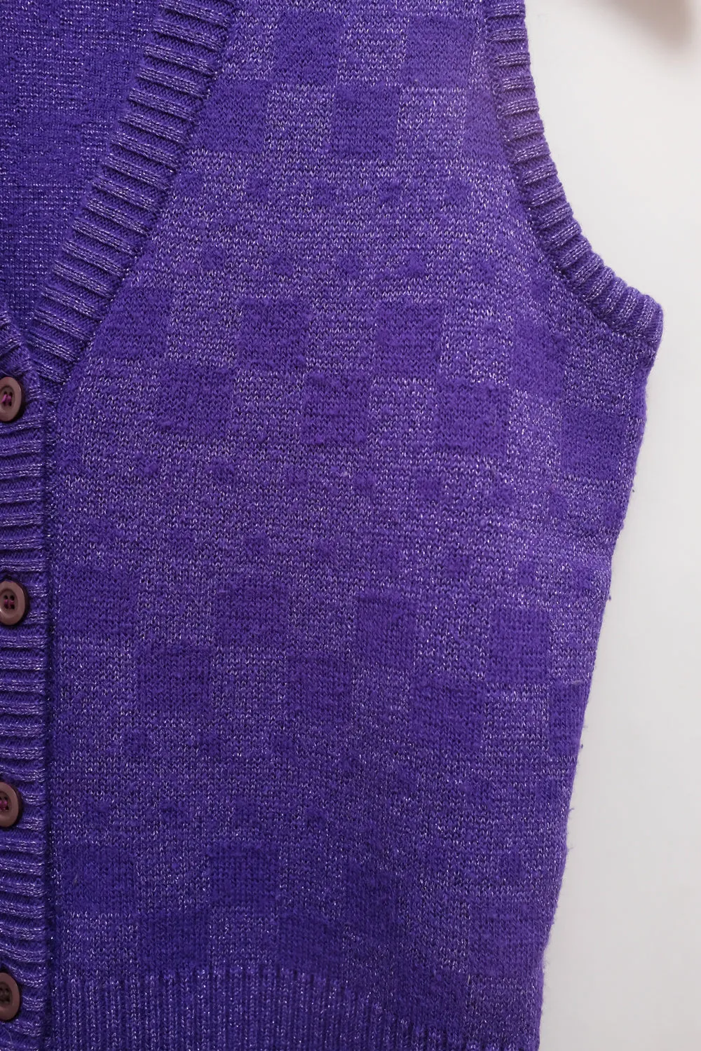 VINTAGE 1950 PURPLE KNIT VEST