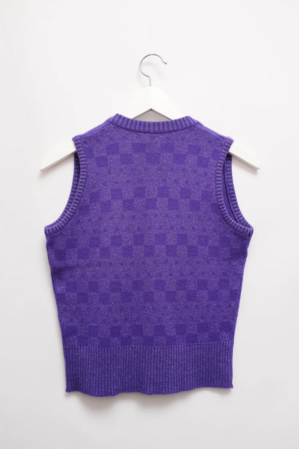 VINTAGE 1950 PURPLE KNIT VEST