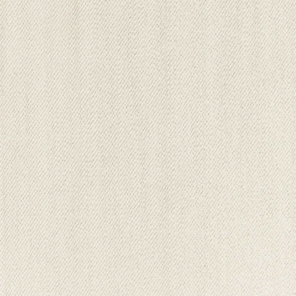 White-Beige-Silver Sparkle Cotton Twill Woven Fabric